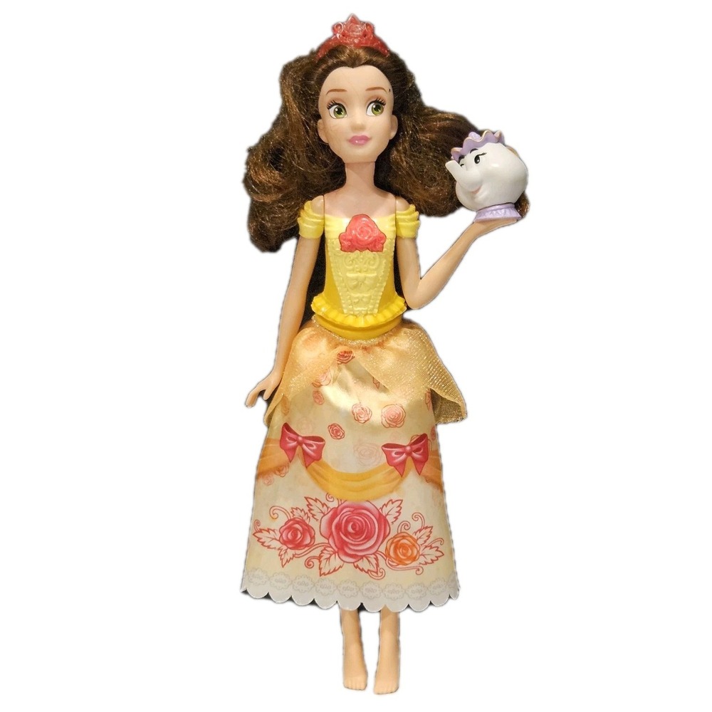 Disney Princess Belle Shimmering Song Musical Doll Beauty & The Beast Working